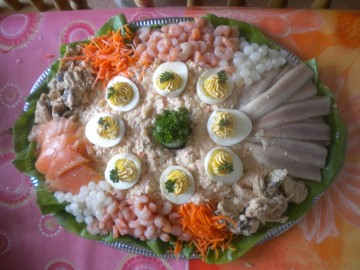 Zalmsalade (voorbeeld)